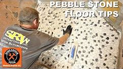 Pebble Tile Shower Floor Tips (5 Key Concepts!) -- by Home Repair Tutor