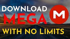 How to Download in Mega WITHOUT A Limit! 2021 | Method #1 with Clean Files for Mega Cloud Storage