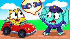 Safety Rules In The Car 🚗 Buckle Up! 🤩😎 4 Friends Kids Stories