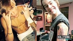 Harry Styles Vs. Justin Bieber: Shirtless Tattoo Showdown!