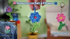 How to Crochet a Flower! Easy to make & beginner friendly tutorial