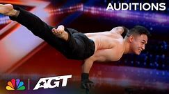 Chen Lei unleashes the extraordinary with INCREDIBLE hand balancing! | Auditions | AGT 2023
