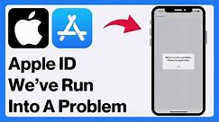 How to Fix Apple ID We’ve run into a problem Please try again later on iPhone - iPad (2024)