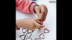 Carabiner Heart Shaped Key Chain Clip by HYQO