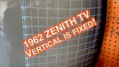 1962 ZENITH black & white console TV restoration Part 2 of 4