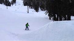 First attempt at hitting a ski jump
