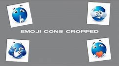 Blue Emoji-Cons cropped (for edits, tiktok…)