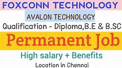 Mobile Manufacturing Company in Chennai / Foxconn company job / EMS industries jobs