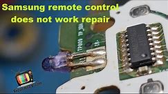 Samsung remote control does not work repair