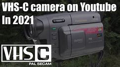 Panasonic VX-22 or using a VHS-C camcorder for youtube in 2021.
