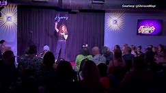 Guests leave show after comedian Chrissie Mayr jokes about trans ideology