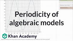 Periodicity of algebraic models | Mathematics III | High School Math | Khan Academy