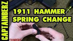 1911: Hammer Spring Replacement