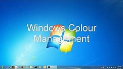 Windows Color Management