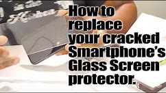 How to replace your iphone glass screen protector