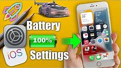 How To Fix Fast Battery Drain Problem On iPhone 🔋🍎| Fix iPhone Battery Draining Fast| Battery Saving