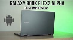 Samsung Galaxy Book Flex2 Alpha: First Impressions