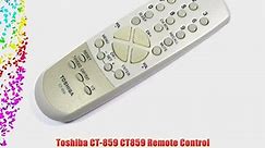 Toshiba CT-859 CT859 Remote Control