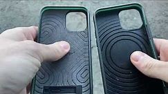 Encased iPhone 12 belt clip fits DBrand grip case & mous limitless.