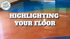 How to Highlight & Use Multiple Colors when Staining Concrete [Part 9] | ConcreteCamouflage.com