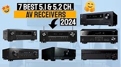 Best 5.1 and 5.2 Channel AV Receivers For 2024! || Top 7 5-Channel AV Receiver Review