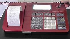 Casio se-s100 Cash register - Demonstration of features, specifications