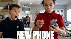12-YEAR-OLD GETS NEW PHONE MONTHS AFTER GETTING HIS FIRST PHONE FOR HIS BIRTHDAY