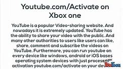 Activate YouTube Easily with youtube.com-activate on Xbox One