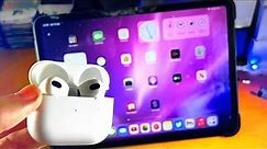 How To Connect ANY AirPods to iPad Pro | Full Tutorial