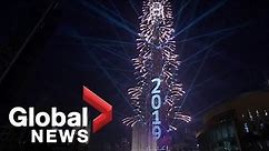 New Year's 2019: Dubai puts on world record-setting show