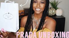 PRADA UNBOXING / CARD CASE REVIEW || bought my FIRST Prada item