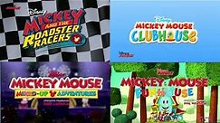 All Disney Junior Mickey Mouse Shows Intros Split Screen One After the Other