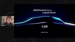 LIVE! เปิดตัว OPPO X3 PRO 5G [Global Launch]
