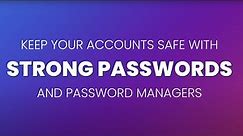 Stop Online Crime with Strong Passwords