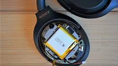 Sony WH-1000XM3 Battery Troubleshooting, Repair or Replacement Walkthrough - Teardown and Fix