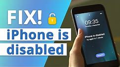 iPhone is Disabled? How to Unlock it Without iTunes (2024)