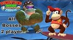 Funky kong tropical freeze all bosses (2 player)