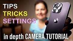 HOW TO USE CAMERA APP on iPhone 14 pro & pro Max | IN DEPTH TUTORIAL