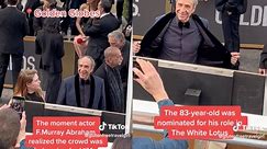 Video captures F Murray Abraham’s ‘wholesome’ surprised reaction to Golden Globe fan cheers
