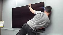 Samsung QLED 65" 8K Wall Mount . No Gap + Standard Hama bracket. 65Q950R. How I hang a TV.