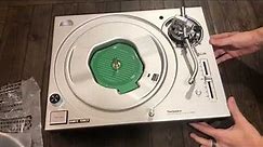 New Technic 1200 mk7 turntables silver unboxing (no commentary)