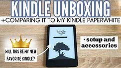 KINDLE BASIC UNBOXING + SETUP + COMPARISON TO PAPERWHITE SIGNATURE EDITION - WHICH KINDLE IS BEST?