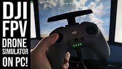 DJI FPV Drone - Train on your PC with the FPV Controller 2! No Virtual Flight App needed!!