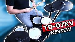 Roland TD07KV Review - Best Electronic Drum Kit Under 1000 Dollars For Beginners in 2021? (TD-07KV)