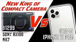 iPhone 11 Pro vs Sony RX100 VII | Who is the new King of Compact Camera?