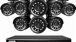 ANNKE 1080P CCTV Camera Security System with AI Human/Vehicle Detection, 5MP Lite H.265 Surveillance DVR and 8 x 1080P HD Weatherproof Camera, Easy Remote View, Smart Playback, IP66, No Hard Drive