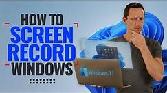 How To Screen Record On Windows (Easy Screen Recorder For PC!)