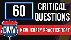 New Jersey DMV Practice Test 2024 For Seniors Renewal