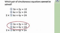 Aut10.4.10 - Solve a pair of linear simultaneous equations by adjusting both equations