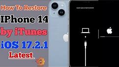 How To Restore & Reset IPhone 14 👉 By iTunes & Recovery Mode 👉 iOS 17 Update